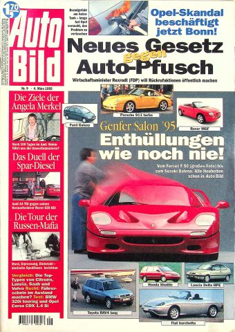 Deckblatt Auto Bild (09/1995)
